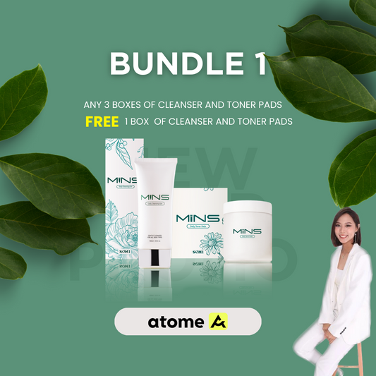 MINS CLEANSING GEL AND TONER PADS BUNDLE