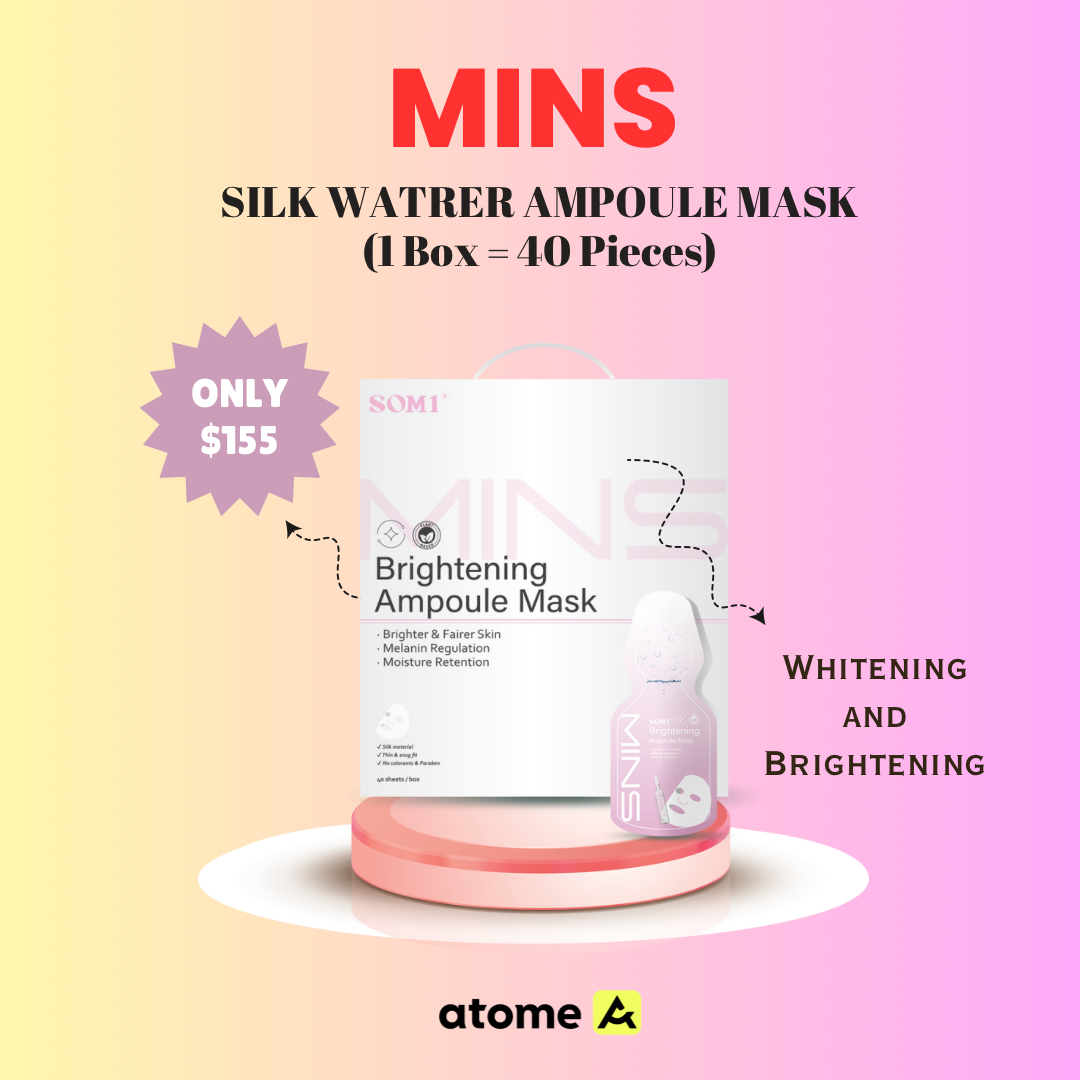 MINS SILK WATER AMPOULE MASK (40 PIECES)