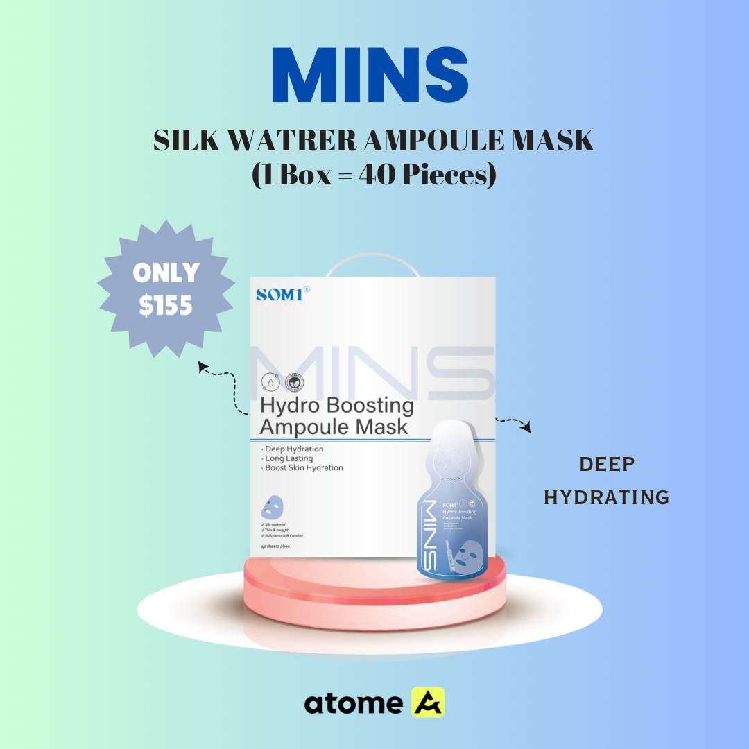 MINS SILK WATER AMPOULE MASK (40 PIECES)