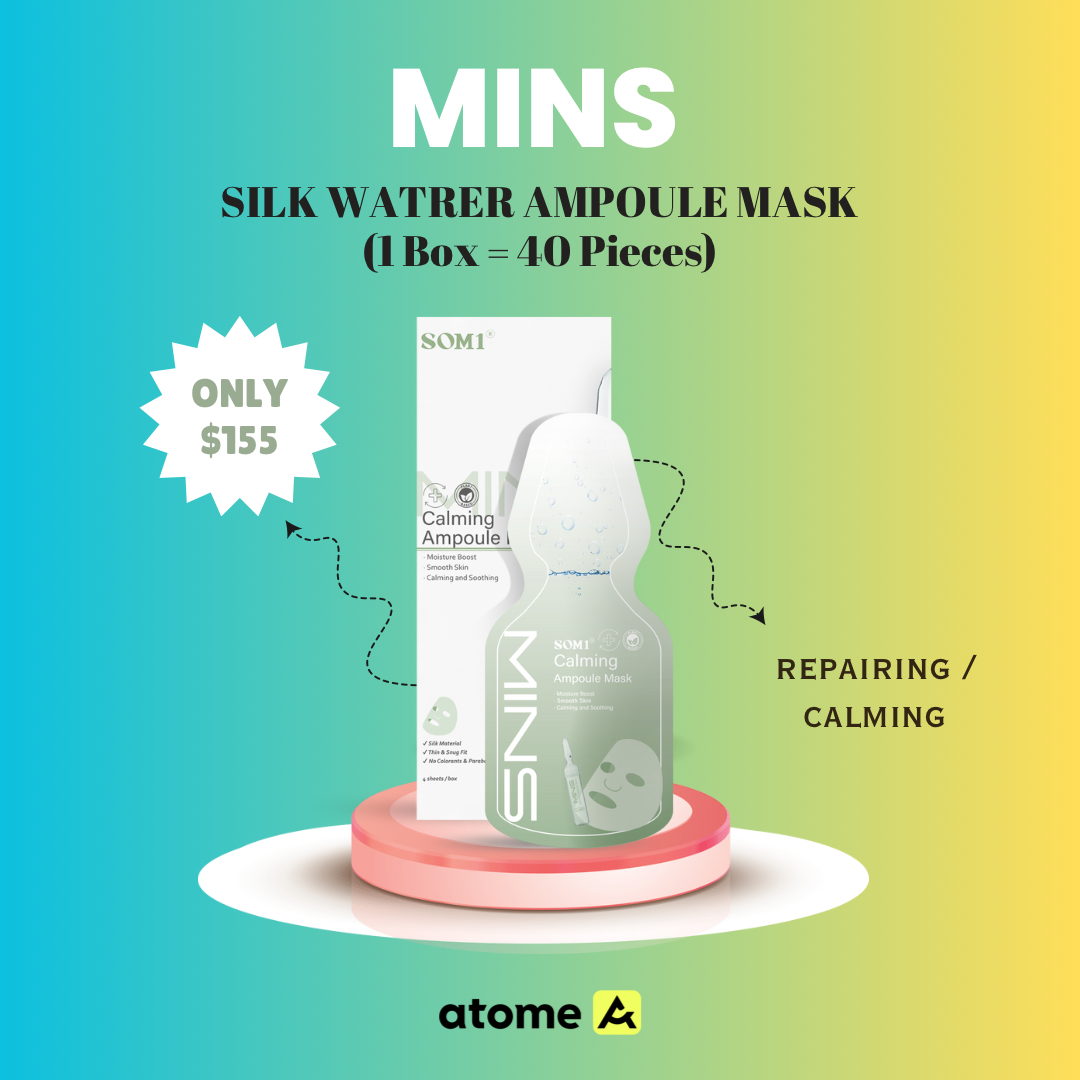 MINS SILK WATER AMPOULE MASK (40 PIECES)